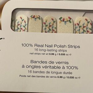 Color Street LIGHT THE NIGHT Festive Nail Polish Strips with Colorful Lights